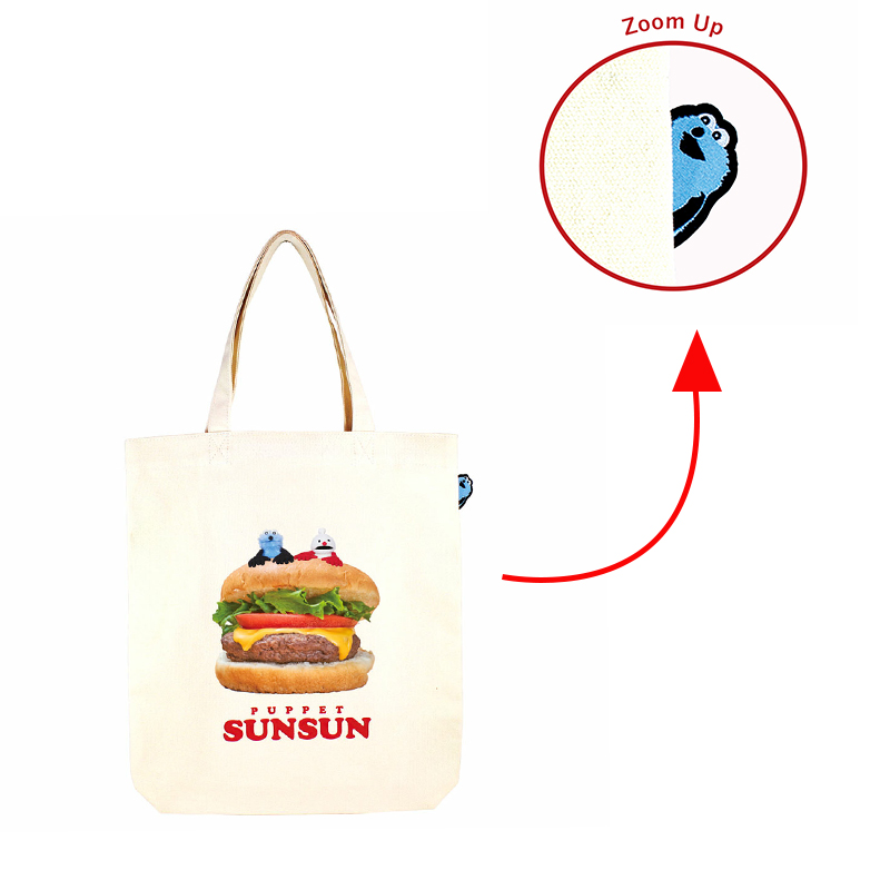 ◆パペットスンスン ひょこっとトートバック(6799)【メール便3個まで】|スンスン　パペットスンスントートバッグ　トートバッグ　キャラクターグッズ |  | 02