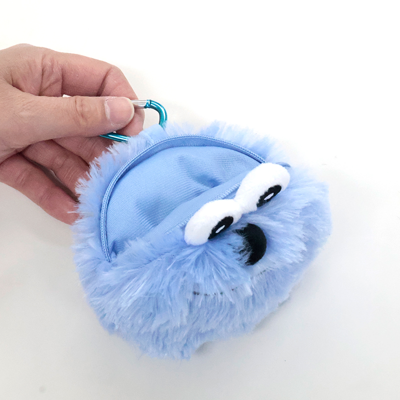 ◆パペットスンスン カラビナぬいぐるみファスナー(6797) 【メール便3個まで】|小物収納 かわいい キャラクターグッズ  リップ・イヤホン 携帯に便利 プレゼント |  | 03