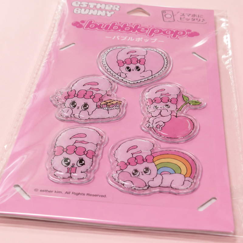 ◆（6802-5）エスターバニー バブルポップステッカー　ぷっくり 立体 デコシール スマホケース ノート 小物 デコレーション Aタイプ Bタイプ |  | 03
