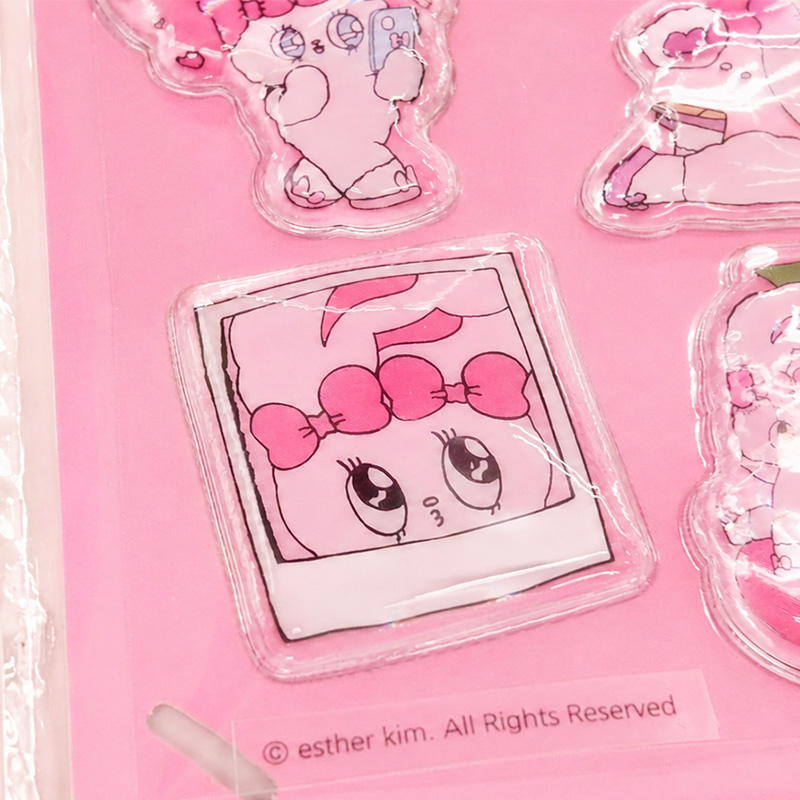 ◆（6802-5）エスターバニー バブルポップステッカー　ぷっくり 立体 デコシール スマホケース ノート 小物 デコレーション Aタイプ Bタイプ |  | 04