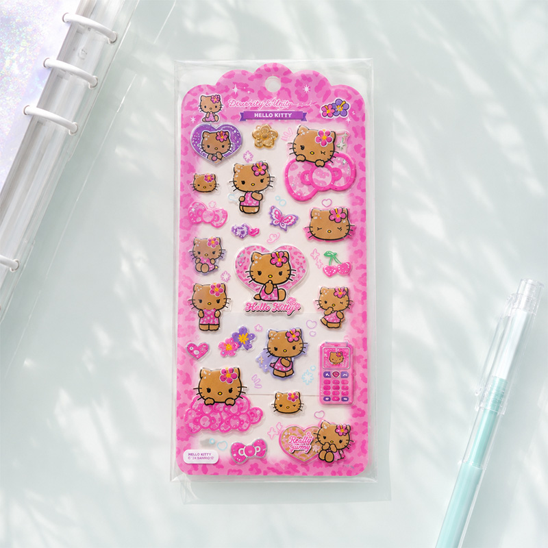 ◆(6804)サンリオキャラクターズ ドロップジュエリーシール デコシール ぷっくりシール キラキラシール ハローキティ クロミ シナモロール 手帳デコ スマホデコ |  | 01