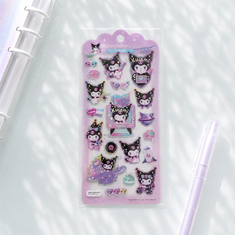 ◆(6804)サンリオキャラクターズ ドロップジュエリーシール デコシール ぷっくりシール キラキラシール ハローキティ クロミ シナモロール 手帳デコ スマホデコ |  | 04