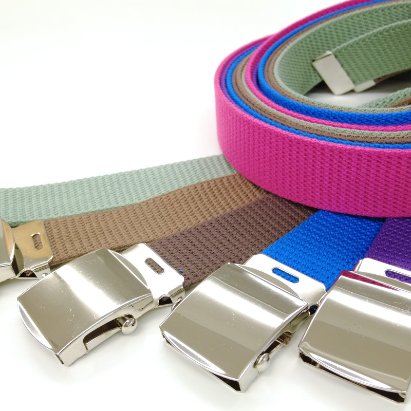 ◆GIベルト 32mm Lサイズ:120cm ローラーバックル ガチャベルト綿・アクリル 選べる24色 フリーサイズ ユニセックス｜銀河工房 |  | 01