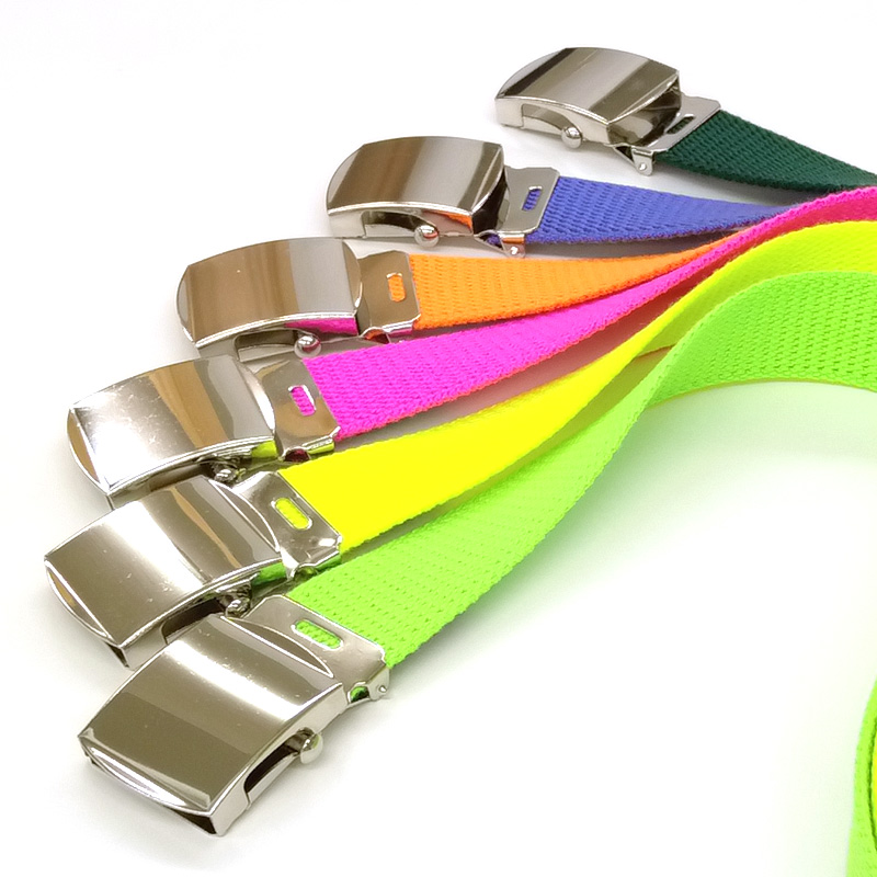 ◆GIベルト 32mm Lサイズ:120cm ローラーバックル ガチャベルト綿・アクリル 選べる24色 フリーサイズ ユニセックス｜銀河工房 |  | 03