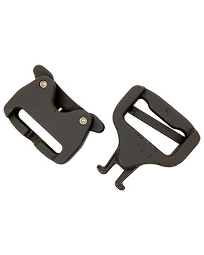 【メール便10個まで】◆コブラ風バックル ラバー塗装(4170)|バッグ DIY パーツ ショルダーベルト バックル ラバー | 銀河工房 | 02