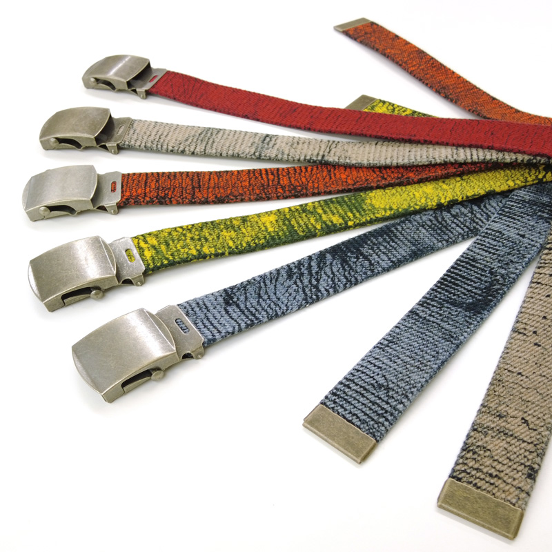 ◆(6065-1)GIベルト 32mm Lサイズ:120cm デザイン ガチャベルト サイケデリック クラック柄 綿 ユニセックス 痛い 推し活 |  | 04