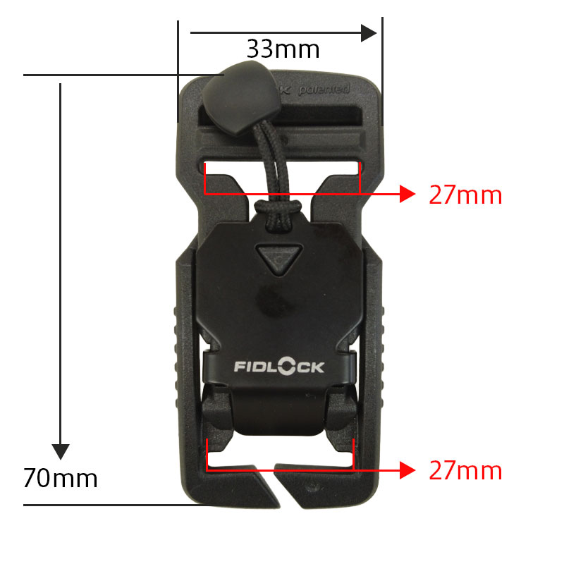 25mm◆FIDLOCK FV11402(4164)【メール便10個まで】|フィドロック 磁力 マグネット 簡単 バックル PA GF ユニバーサルデザイン スライド式 | 銀河工房 | 03