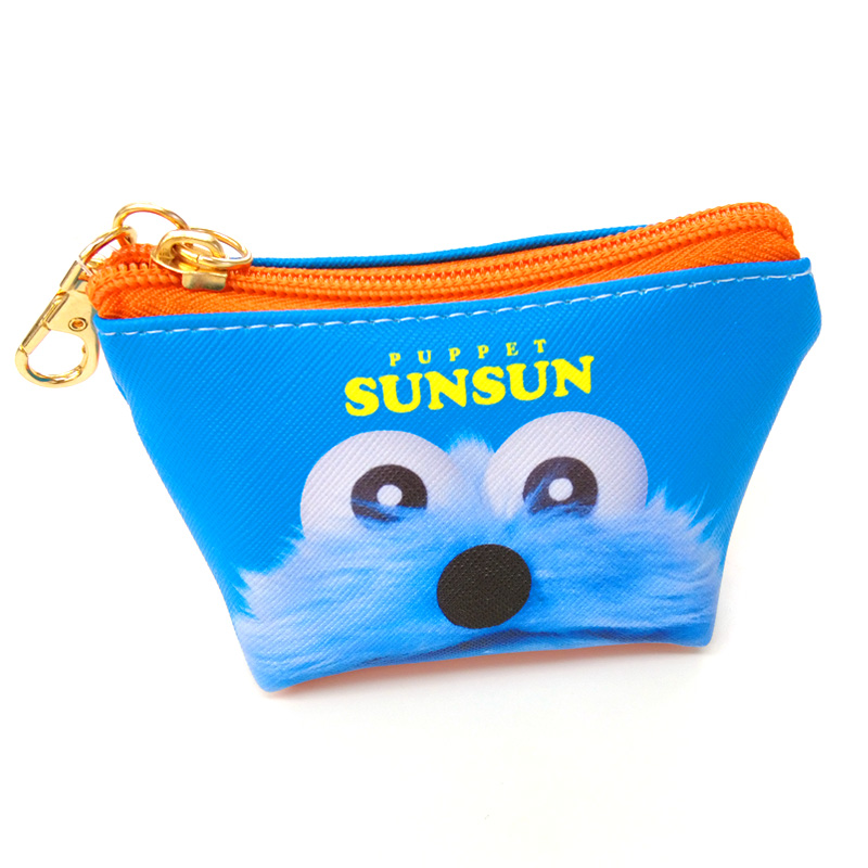 ◆パペットスンスン 三角ミニポーチ(6798) 【メール便10個まで】|小物収納 かわいい キャラクターグッズ  リップ・イヤホン 携帯に便利 プレゼント スン |  | 01