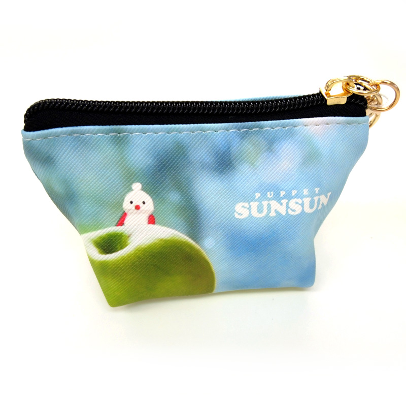 ◆パペットスンスン 三角ミニポーチ(6798) 【メール便10個まで】|小物収納 かわいい キャラクターグッズ  リップ・イヤホン 携帯に便利 プレゼント スン |  | 05