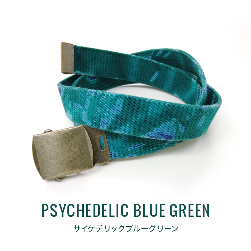 ◆(6065-1)GIベルト 32mm Lサイズ:120cm デザイン ガチャベルト サイケデリック クラック柄 綿 ユニセックス 痛い 推し活 |  | 08