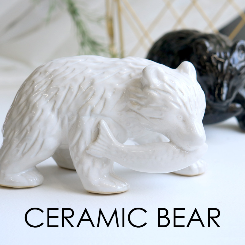クマ インテリア 昭和レトロ セラミック ベアー CERAMIC BEAR 熊 くま