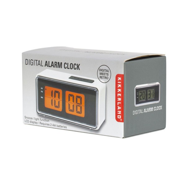 KIKKERLAND キッカーランド Digital Alarm Clock デジタル KIKKERLAND キッカーランド Digital Alarm Clock デジタル