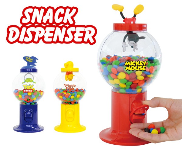 ディズニーキャラクター スナックディスペンサー ミッキー くまのプー