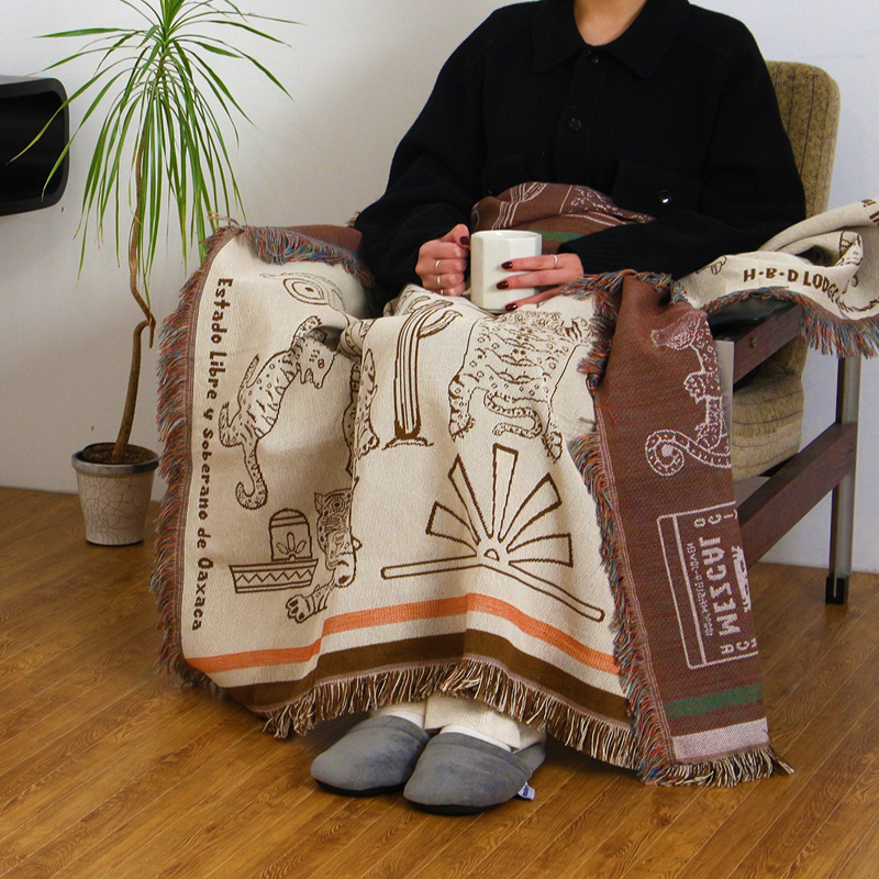 HERE OAX スローケット キャット アンド モア / タイガー ラグ