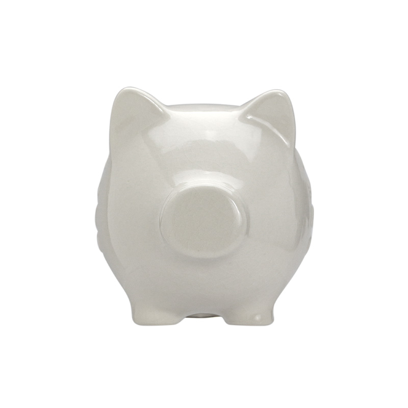 激レア HARRY ALLEN AREAWARE ブタの貯金箱 ホワイト Crackle Piggy Bank / クラックル ピギー バンク ぽってりとした