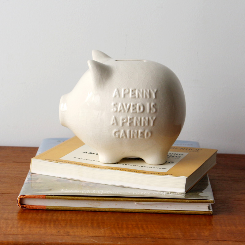 Crackle Piggy Bank / クラックル ピギー バンク ぽってりとした
