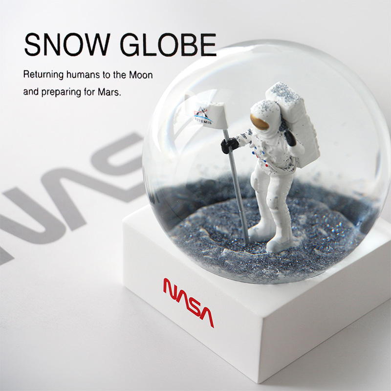 NASA Snow Globe ナサ スノー グローブ スノードーム インテリア 置物