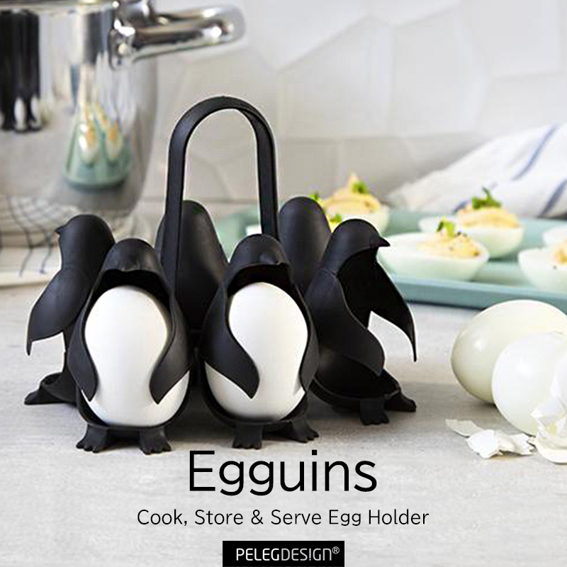 エッグスタンド エッグホルダー ゆで卵 ケース ペンギン Egguins