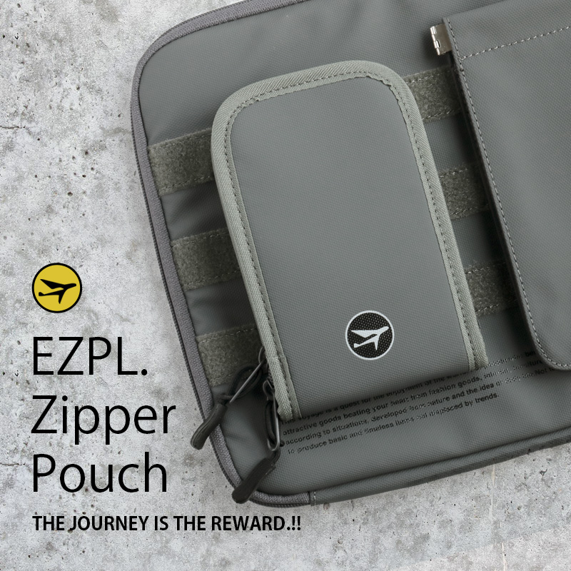 ジッパーポーチ イージープレイス EZPL. Zipper Pouch 充電器 コード