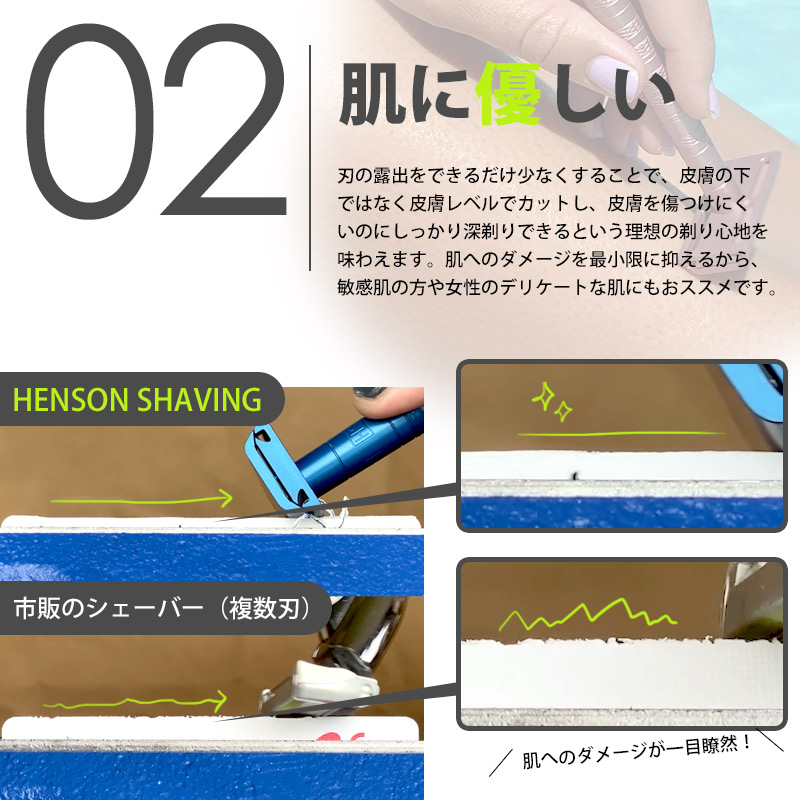 購入特典 スタンド付】 国内正規品 生涯保証 HENSON SHAVING ヘンソン