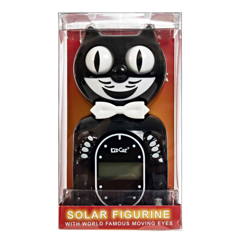 Classic Black Lady Kit-Cat Klock | Timeless Elegance
