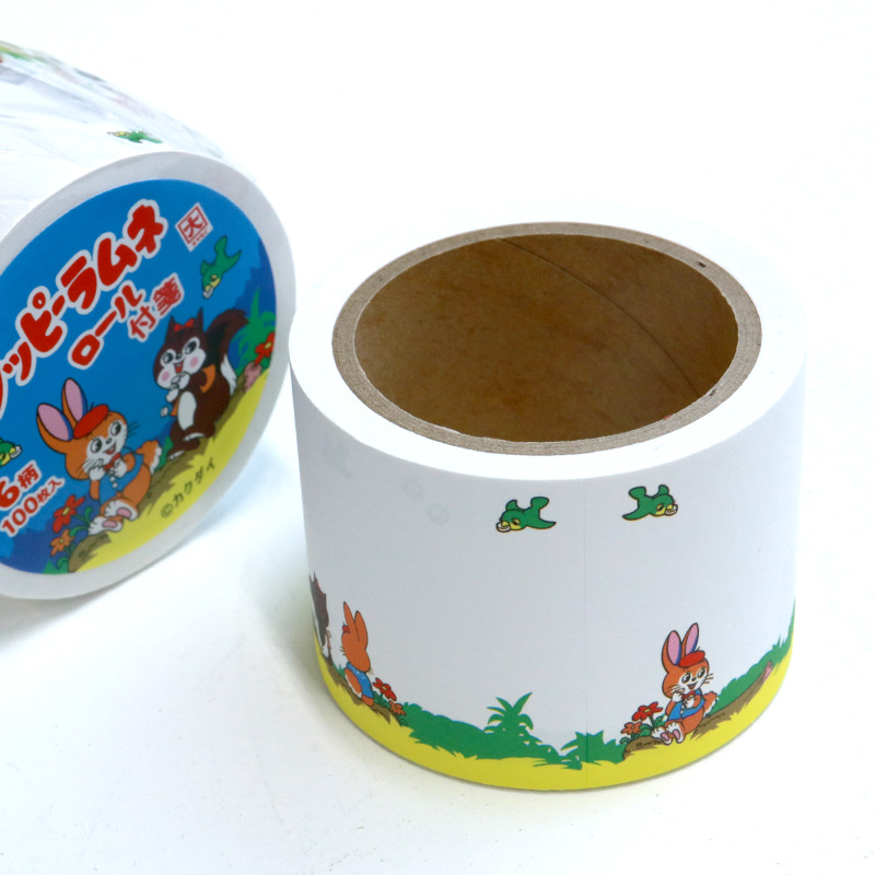 クッピーラムネ ロール付箋 キャラクター おもしろ メモ 文具 文房具