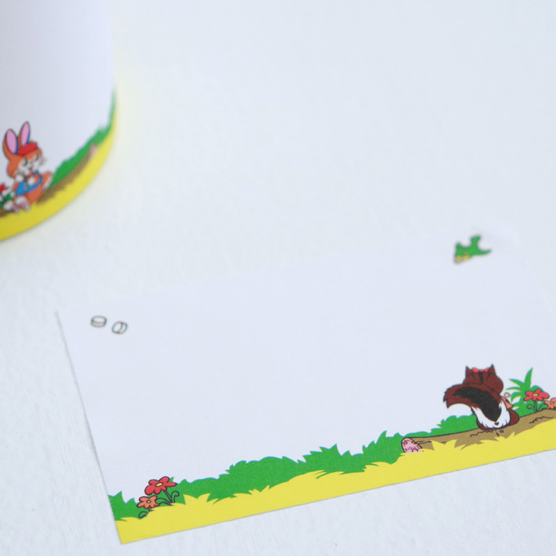 クッピーラムネ ロール付箋 キャラクター おもしろ メモ 文具 文房具