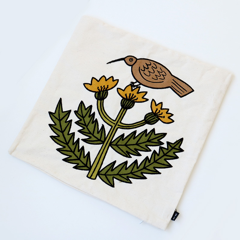 クッションカバー 45×45cm クッション 松尾ミユキ 松尾みゆき 刺繍 枕