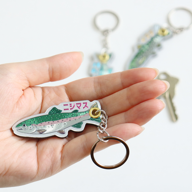 魚 キーホルダー マウンテンストリームフィッシュキーホルダー