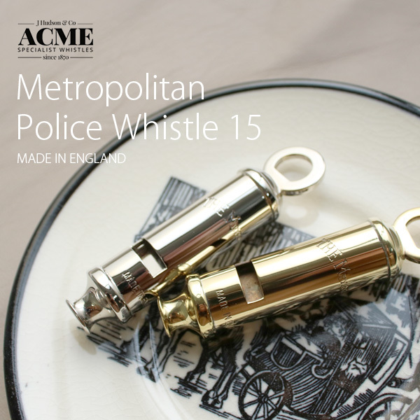 ホイッスル 笛 Metropolitan Police Whistle 15 メトロポリタン ポリス ...
