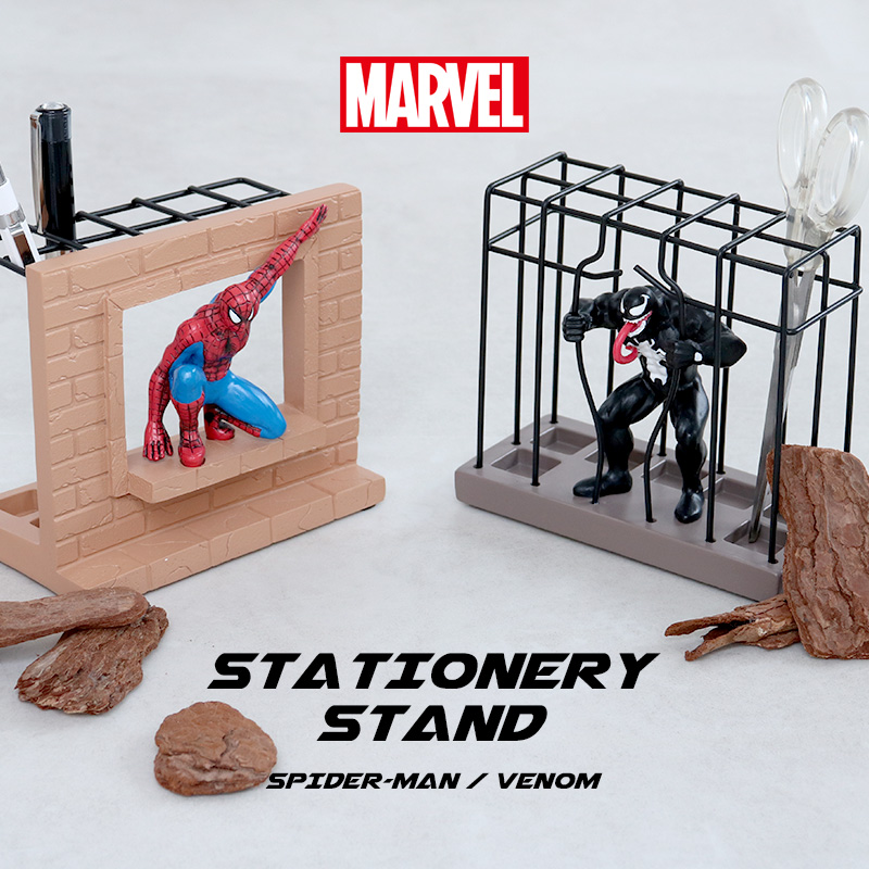 ペン立て ペンスタンド ステーショナリースタンド マーベル