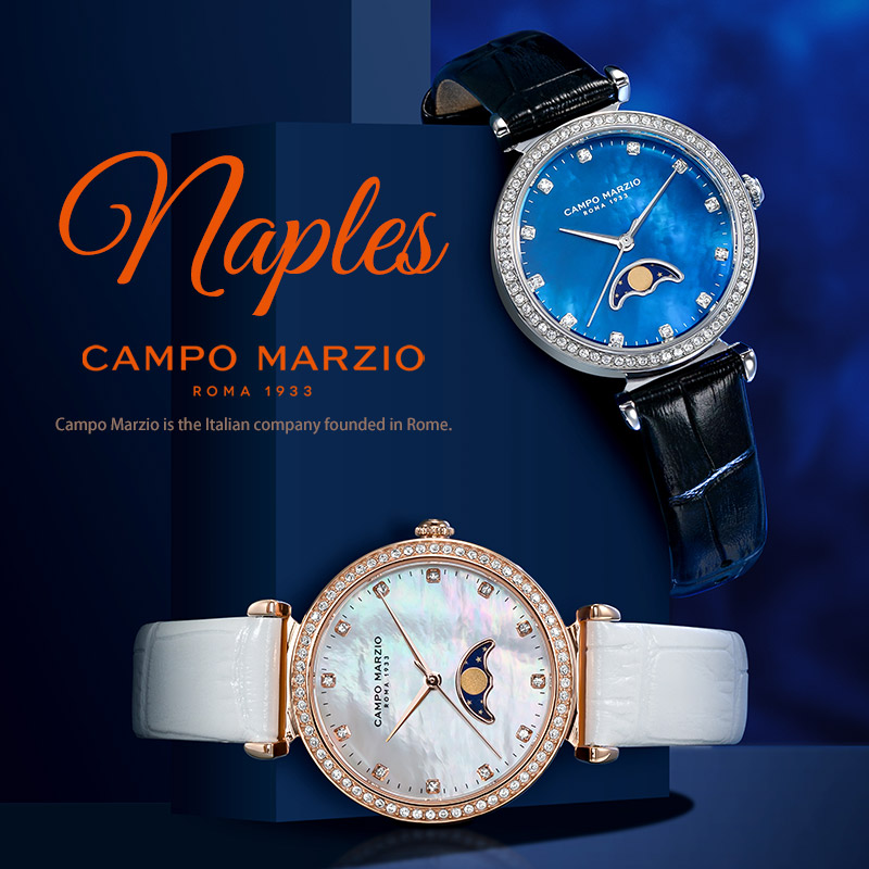 カンポ マルツィオ CAMPO MARZIO 腕時計 レディース Naples ナポリ