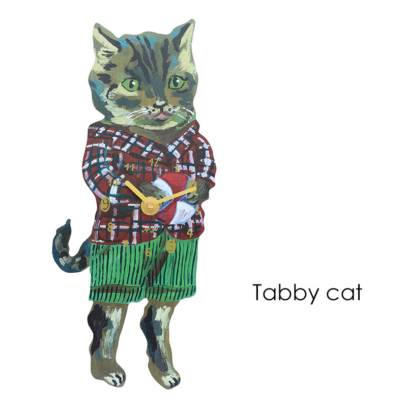 ナタリーレテ♡シルクスクリーン♡人形 ナタリーレテ ダイカット クロック 掛け時計 壁掛け時計 Nathalie Lete