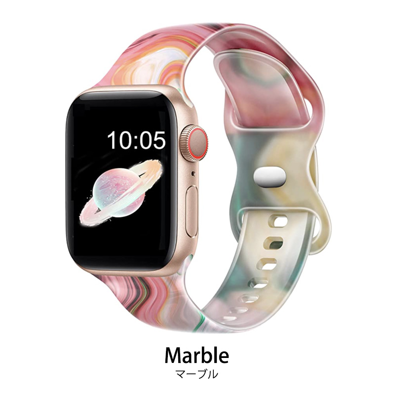 日本最大級の品揃え Apple Watch バンドの花 シリコン 38 40 41mm