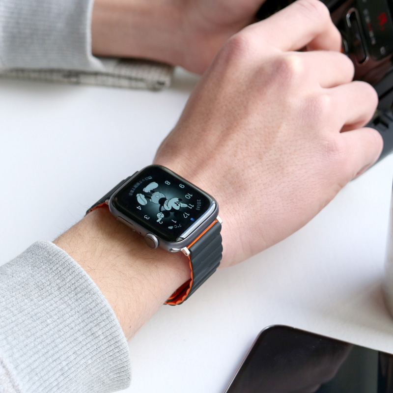 アップルウォッチ バンド シリコン マグネット Apple Watch ベルト シリコンバンド 磁石 38/40/41mm 42/44/45mm  RELAX ラバー スポーツ プレゼント メール便OK :rawbsilim:腕時計アクセサリーのシンシア - 通販 - Yahoo!ショッピング