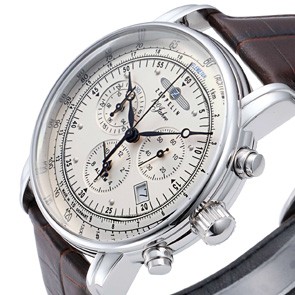 クロノ腕時計 ZEPPELIN ツェッペリン スペシャルエディション 100周年記念モデル 7680-1 7680-2 MZ99 :z7680