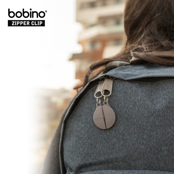 bobino ボビーノ ZIPPER CLIP ジッパークリップ 2個セット 飛散防止 盗難防止