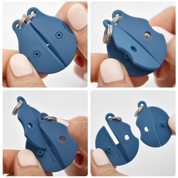 bobino ボビーノ ZIPPER CLIP ジッパークリップ 2個セット 飛散防止 盗難防止