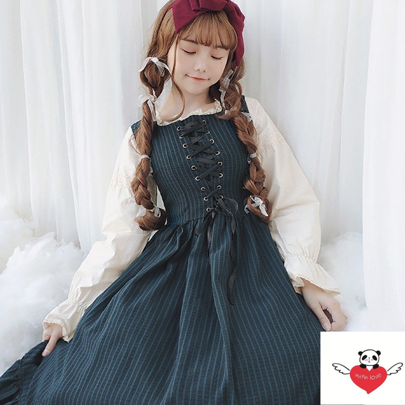 純正お値下 ワンピース ロリータ ワンピース かわいい 学生服 ドレス メイド服 萌え萌え系女装 コスプレ アニメ 森ガール Cosplay Lolita クリアランスサイト Ssl Daikyogo Or Jp