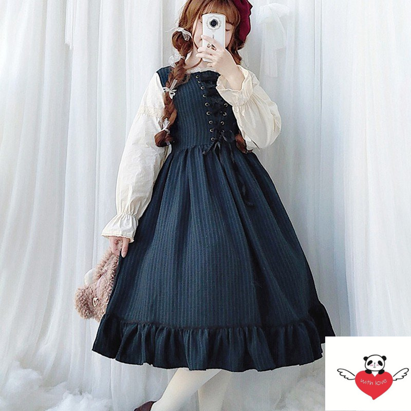 純正お値下 ワンピース ロリータ ワンピース かわいい 学生服 ドレス メイド服 萌え萌え系女装 コスプレ アニメ 森ガール Cosplay Lolita クリアランスサイト Ssl Daikyogo Or Jp