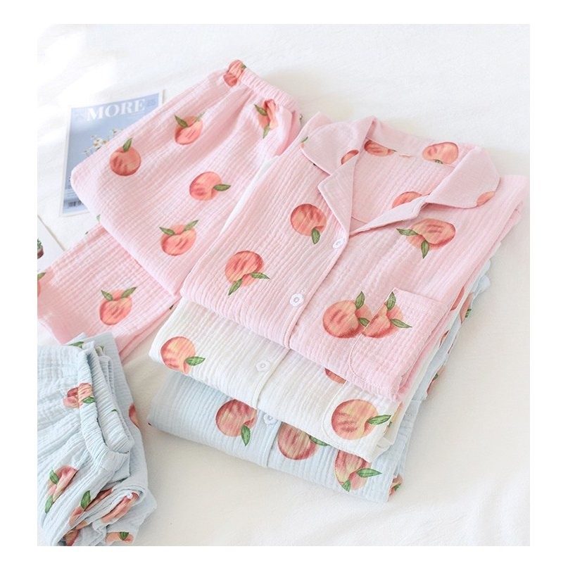 レディースファッション ビジネスバック パジャマ レディース パジャマ 綿100 長袖 上下セット かわいい もも柄 春用 Women S Cotton Pj Peach 寝間着 部屋着 ルームウェア ナイトウェア E13yebh4aj Www Boulevardrestaurants Com