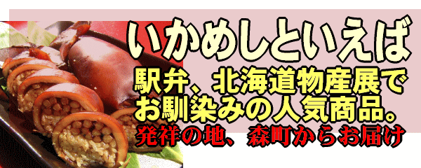 いかめし　駅弁　北海道物産　人気のイカメシ