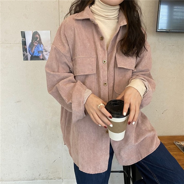 シャツジャケット 長袖シャツ レディース シャツ ブラウス 厚手 ゆったり ジャケット ジャンパー 女性 ライトアウター 春秋 カジュアルシャツ Hx21aug28vcxcs18 しろくまstore 通販 Yahoo ショッピング