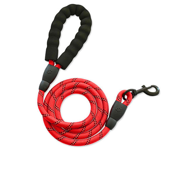 95 Off 激安 リード 犬用 ハーネス ワンちゃん 衝撃吸収 中型犬 ソフトハンドル 大型犬 丈夫なリード おしゃれ 丸型 持ちやすい ペット リード