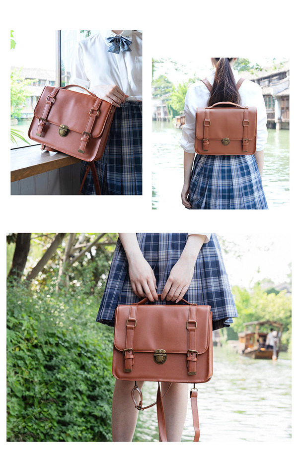 出色 スクールバッグ リュックサック レディース 学生カバン 可愛い 女子 通学 高校生 大容量 軽量 3way おしゃれ 綺麗 高級感 小物入れ シンプル Aynaelda Com