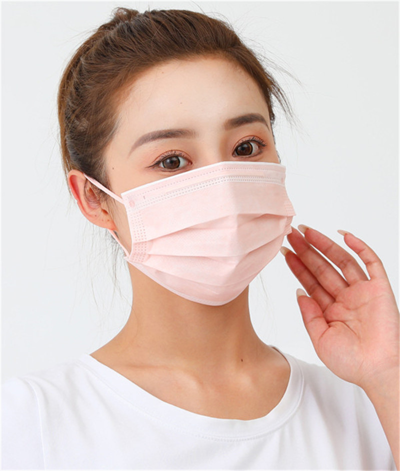 冷感マスク 夏用マスク 不織布 カラー 冷感不織布マスク 60枚 冷感不織布マスク ひんやりマスク 接触冷感 飛沫防止 ウイルス対策 送料無料  最新のデザイン