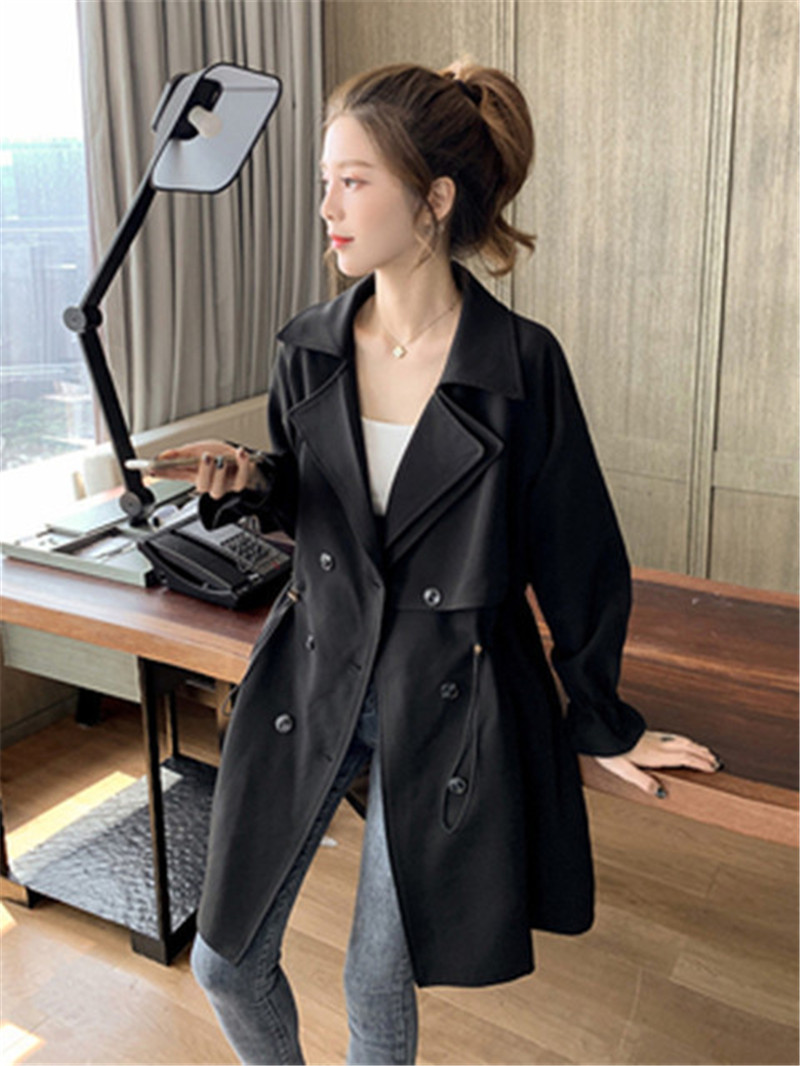 トレンチコート レディース スプリングコート 長袖 春服 ミドル丈 アウター 大きいサイズ カジュアル 韓国風 防風 卒業式 服 母 通勤 Ol Qesfvdppd1 ファッション Jennilynproulx Com