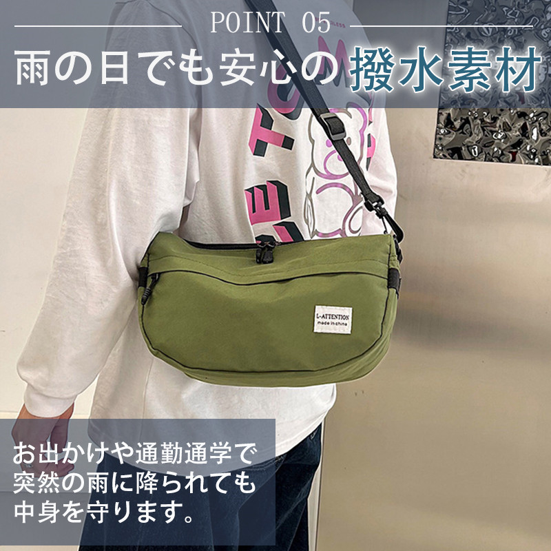 ショルダーバッグ レディース トートバッグ 大きめ ナイロン 無地 バッグ ボストンバッグ シンプル 軽量 男女兼用 おしゃれ 通学 通勤 |  | 10