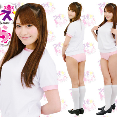 コスプレ 体操服 コスプレ 制服 女子高生 コスチューム 体操着 ブルマ 体育 衣装 コスらぶ カラー 紺 ピンク 学生 仮装 |  | 02