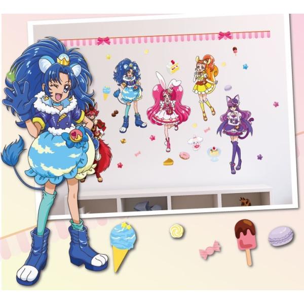 ウォールステッカー キラキラ プリキュアアラモード 公式オリジナル